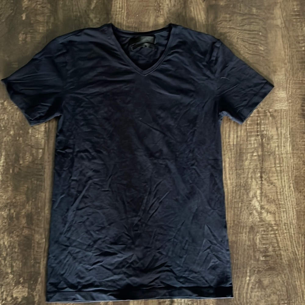 Tshirt Zara navy blue